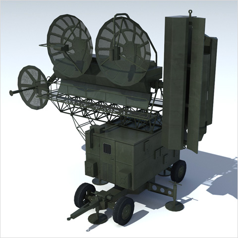 SNR-75. Low-poly realtime 3D model